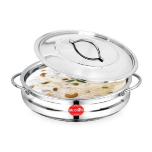 Stainless Steel Kerala Uruli With SS Lid 1.35