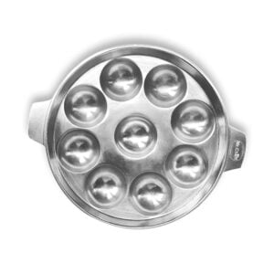 Anodised Hindalium/Indolium Moulded Casting  - Unniyappam, Appam, Paniyaram Maker - 9 Cavity