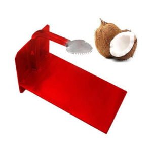 Table Top Iron Silver Coconut Scraper Table Top Iron Red Powder Coated Coconut Scraper