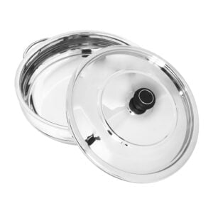 Stainless Steel Kerala Uruli With SS Lid 7 L