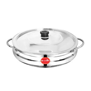 Stainless Steel Kerala Uruli With SS Lid 10 L