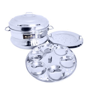 Stainless Steel Idli Makers Steamer 3 Plate With 12 Idlies Big  Standard Idli Maker