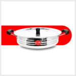 Stainless Steel Classy Uruli Handi 2 L with Lid No.4