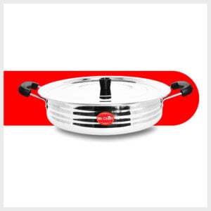 Stainless Steel Classy Uruli Handi 2 L with Lid No.4