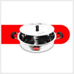 Stainless Steel Classy Uruli Handi 6 L with Lid No.8