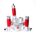 Aluminium Multi Puttu Maker 2 Hole with 2+1 Puttu kutti Steamer
