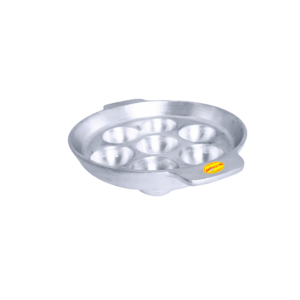 indalium/Indolium - Unniyappam, Appam, Paniyaram Maker - 7 Cavity Paniarakkal 0.3 L capacity 21 cm diameter
